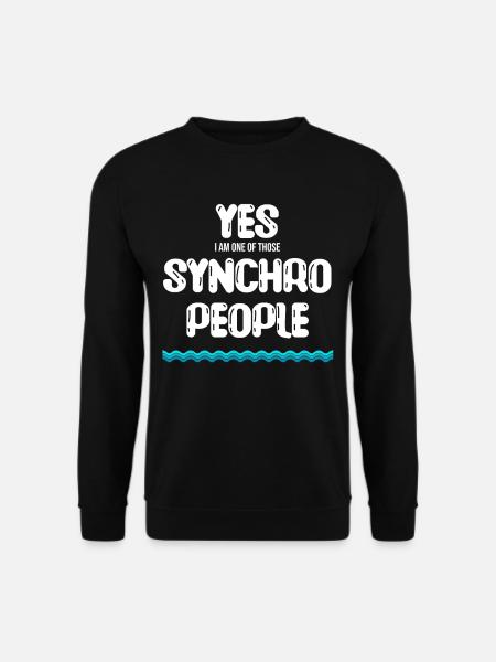 Gesc Ja, Ich Bin Einer Dieser Synchronmenschen. - Unisex Pullover - Schwarz