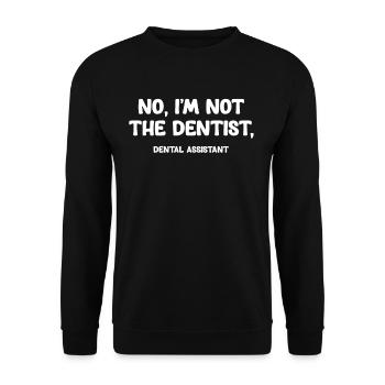 Only the strongest women will - Unisex Sweatshirt - black - Front - Alina (178cm) & Michal (187cm)