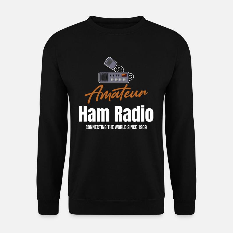Amateur-amateurfunk Verbindet Die Welt Seit 1909 - Unisex Pullover - Schwarz