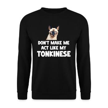 Ne me laisse pas comme le mien - Sweat-shirt Unisexe - noir - Devant - Alina (178cm) & Michal (187cm)