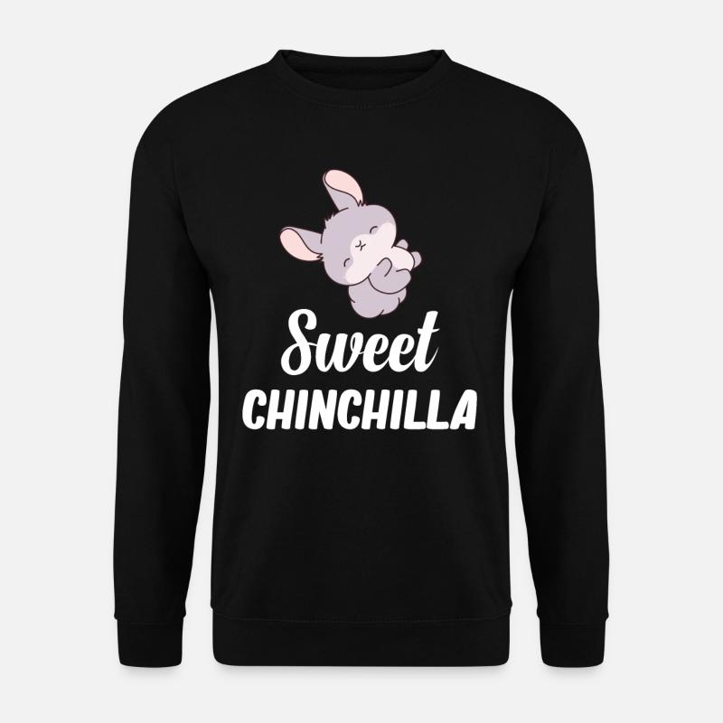 Doux Chinchilla Lover Bunny pour bébés - Sweat-shirt Unisexe - noir