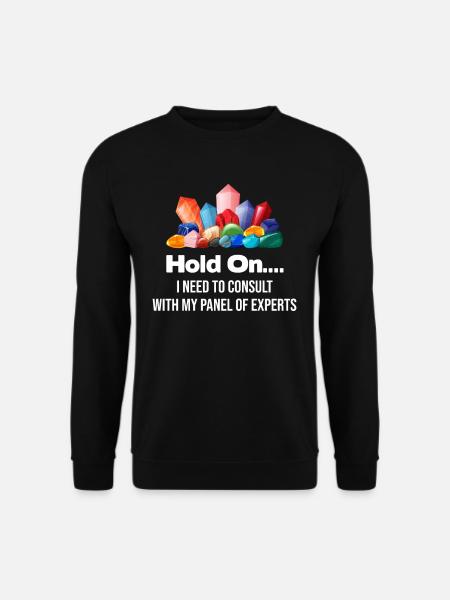 Warten Sie... Ich Muss Mich Mit Einem - Unisex Pullover - Schwarz