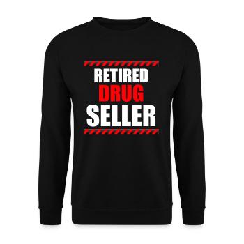 Vendeur de médicaments à la retraite Pharmacien - Sweat-shirt Unisexe - noir - Devant - Alina (178cm) & Michal (187cm)