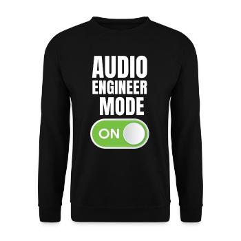 Audio-engineer-modus Bei Funny Concerts Speaker - Unisex Pullover - Schwarz - Vorne - Alina (178cm) & Michal (187cm)