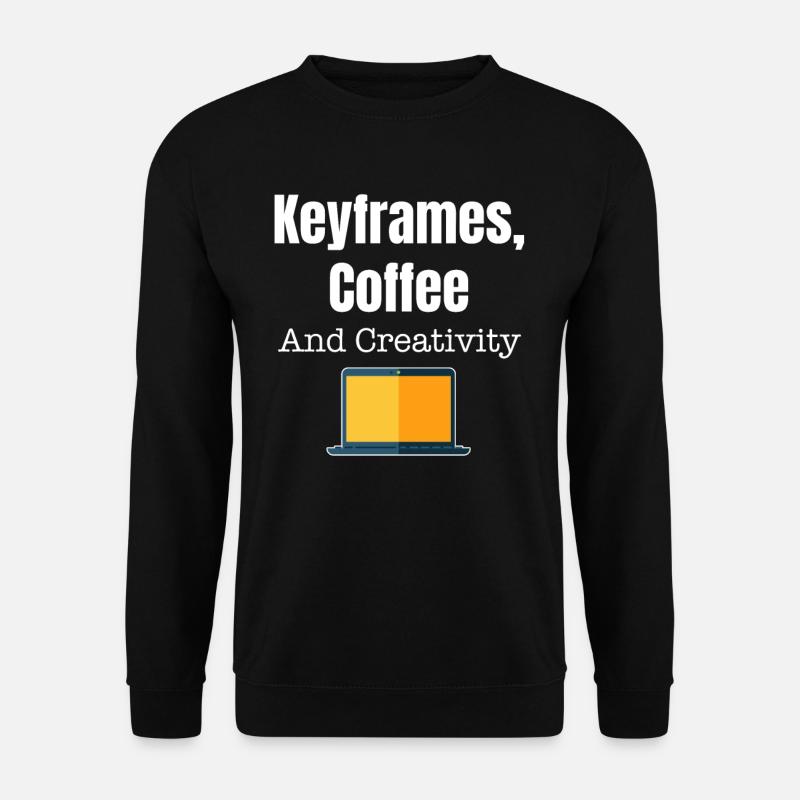 Je suis animateur. Je crée - Sweat-shirt Unisexe - noir