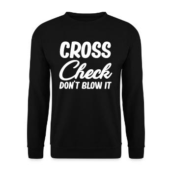 Contre-contrôle : Ne le soufflez pas drôle - Sweat-shirt Unisexe - noir - Devant - Alina (178cm) & Michal (187cm)