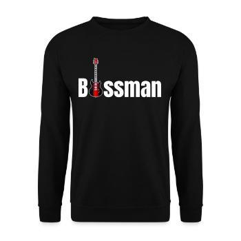 Bassist Funny Bassist Guitarist Metalcore - Unisex Sweatshirt - black - Front - Alina (178cm) & Michal (187cm)