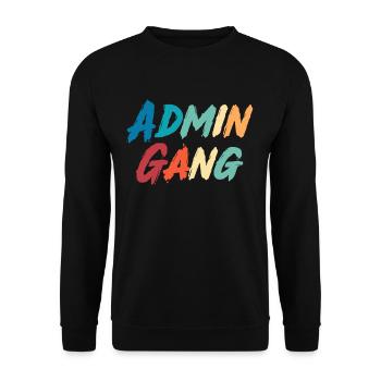 Deputy Secretary of the Administrative Group, - Unisex Sweatshirt - black - Front - Alina (178cm) & Michal (187cm)