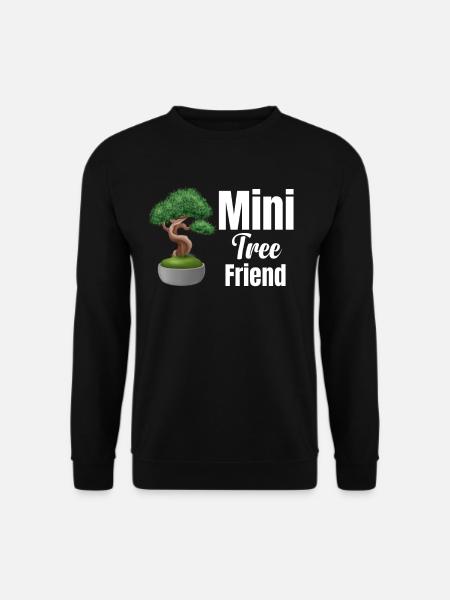 Tree Friend Bonsai Meditation Spiritual - Unisex Sweatshirt - black