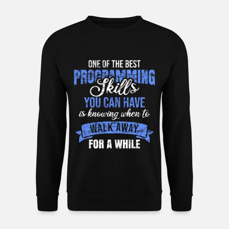 programmeur - Sweat-shirt Unisexe - noir