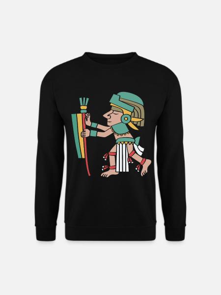 Maya kalender aztec Inka - Unisex Pullover - Schwarz