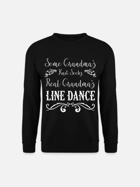 Quelques grands-mères tricotent des chaussettes de vraies grands-mères danse en ligne - Sweat-shirt Unisexe - noir