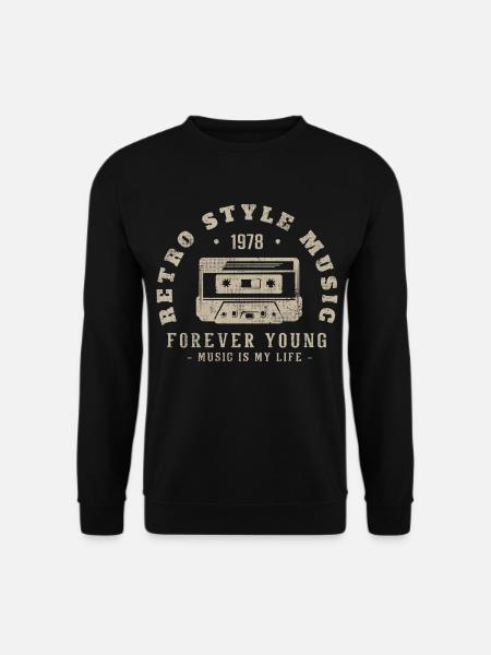 Retro 1978 Geburtstagsgeschenk 1978 Jahrgang 1978 - Unisex Pullover - Schwarz
