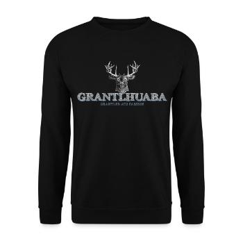 Grantlhuaba Grantler aus Passion Grantler Shirt - Unisex Pullover - Schwarz - Vorne - Alina (178cm) & Michal (187cm)
