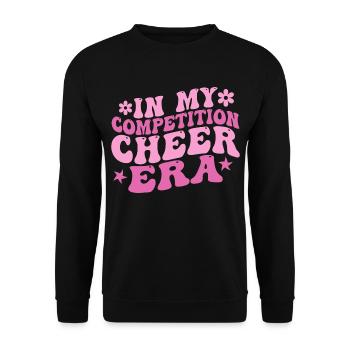 In meiner Wettkampf-Cheer-Ära - Unisex Pullover - Schwarz - Vorne - Alina (178cm) & Michal (187cm)