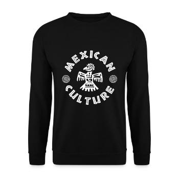 Mexican Culture Mexico Culture Symbol Country - Unisex Sweatshirt - black - Front - Alina (178cm) & Michal (187cm)