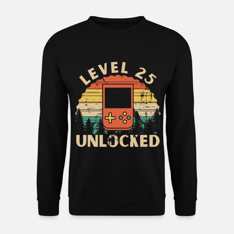 Level 25 Unlocked - Sweat-shirt Unisexe - noir