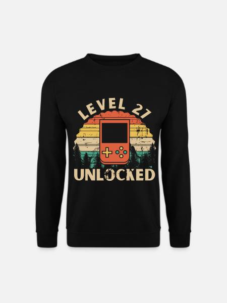 Level 27 Unlocked - Unisex Sweatshirt - black