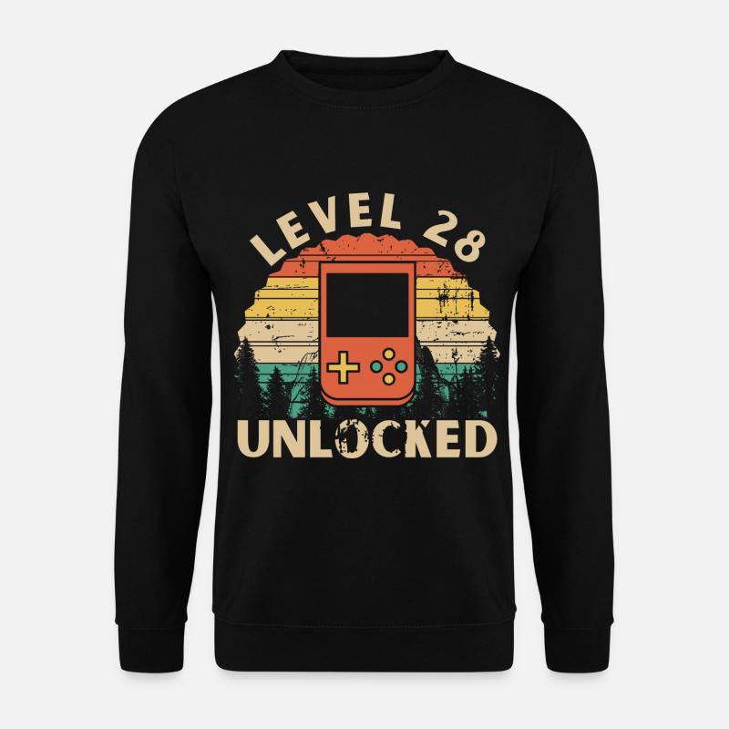 Level 28 Unlocked - Unisex Sweatshirt - black