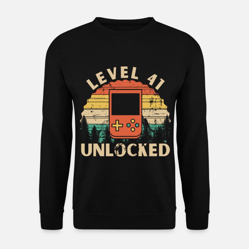 Level 41 Unlocked - Unisex Sweatshirt - black
