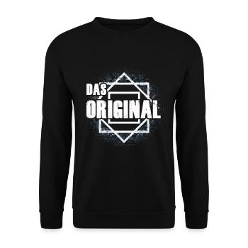 Das Original Partnershirt - Unisex Pullover - Schwarz - Vorne - Alina (178cm) & Michal (187cm)
