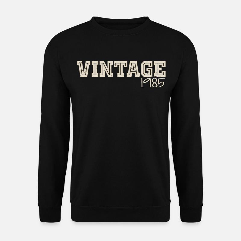 Jahrgang 1985 Original 1985 Retro 1985 Geschenk 1985 - Unisex Pullover - Schwarz