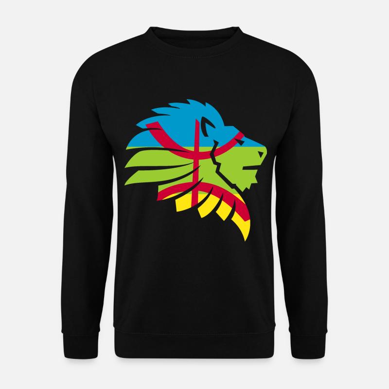 Amazigh Flagge Berber Marokko Algerien Geschenk - Unisex Pullover - Schwarz