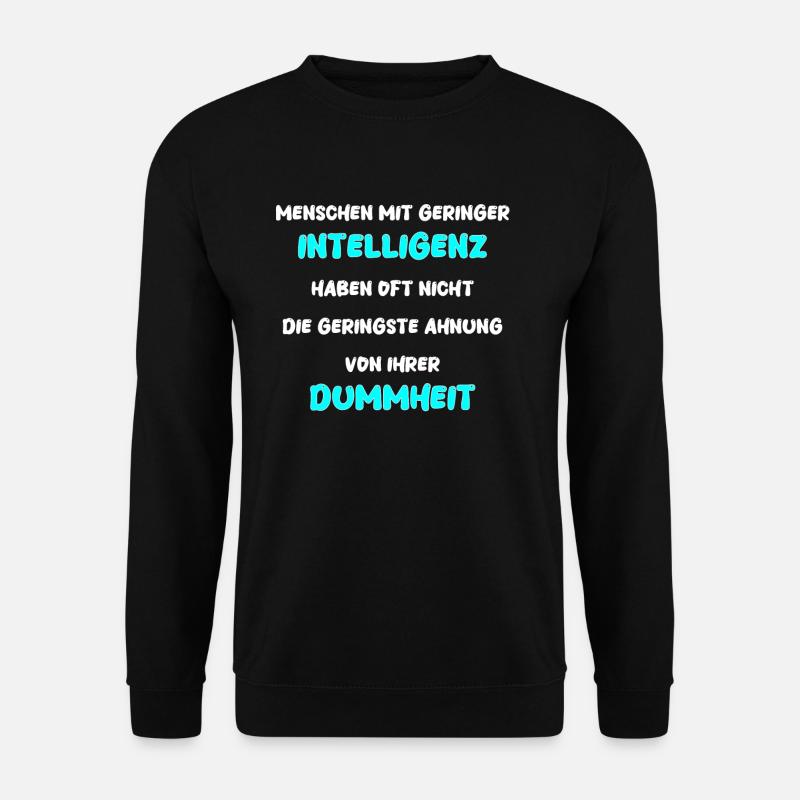 Die geringste Ahnung - Unisex Pullover - Schwarz