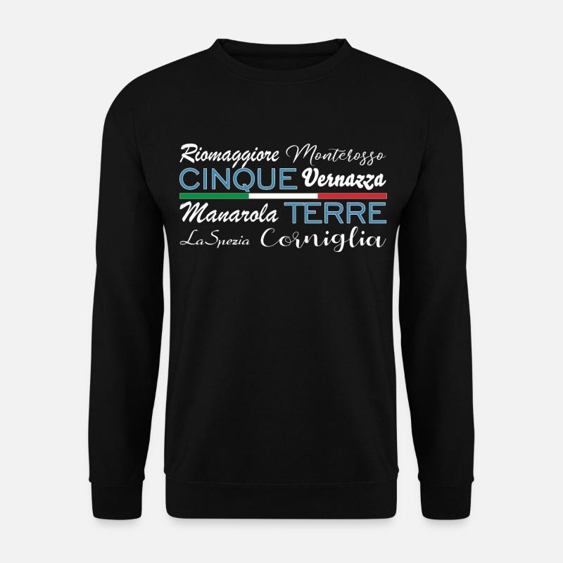 Cinque Terre, Italia - Unisex Pullover - Schwarz