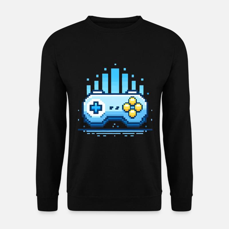 Gamer-Controller-Design aufleveln - Unisex Pullover - Schwarz