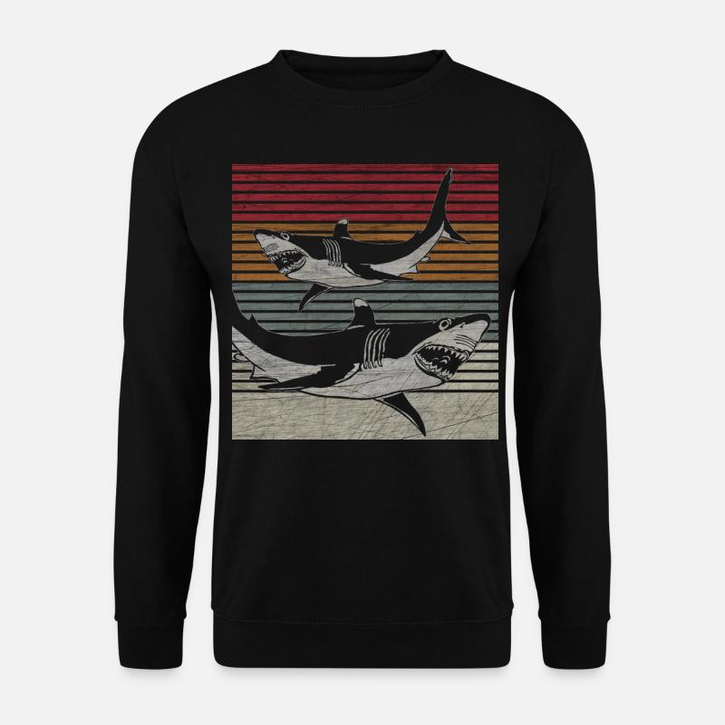 shark - Unisex Sweatshirt - black