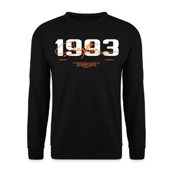 1993 Vintage Retro 1993 Birthday Gift 1993 - Unisex Sweatshirt - black - Front - Alina (178cm) & Michal (187cm)