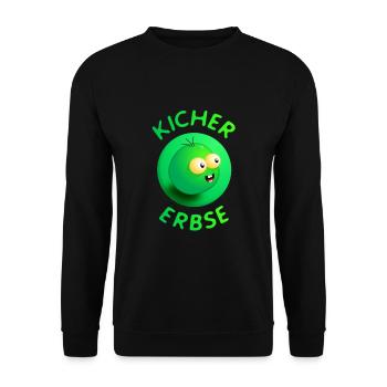 chick-pea - Unisex Sweatshirt - black - Front - Alina (178cm) & Michal (187cm)