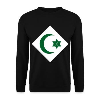 Rif Flagge - Unisex Pullover - Schwarz - Vorne - Alina (178cm) & Michal (187cm)