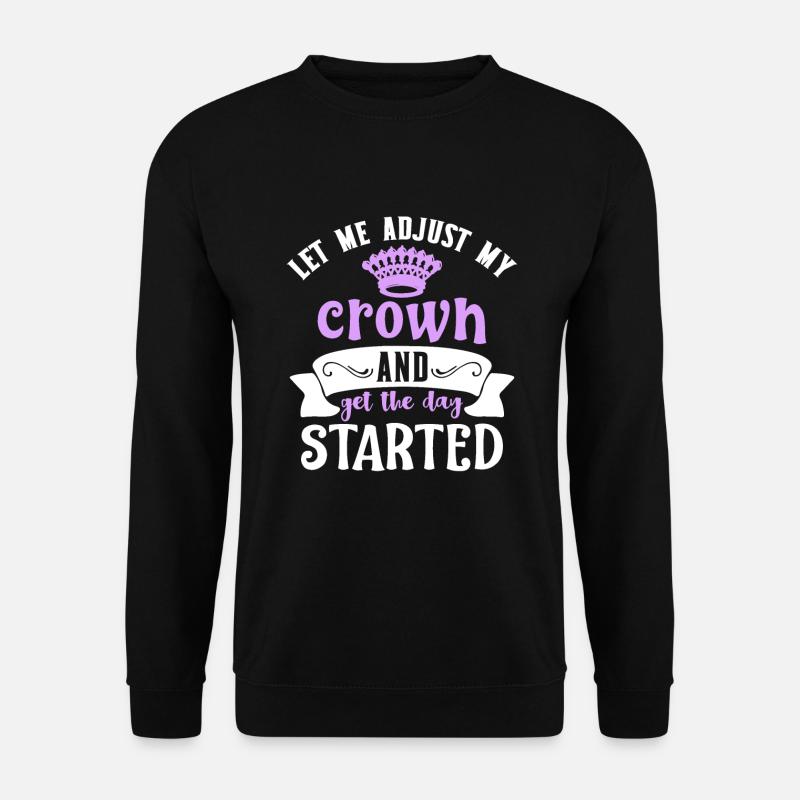 crown - Unisex Sweatshirt - black