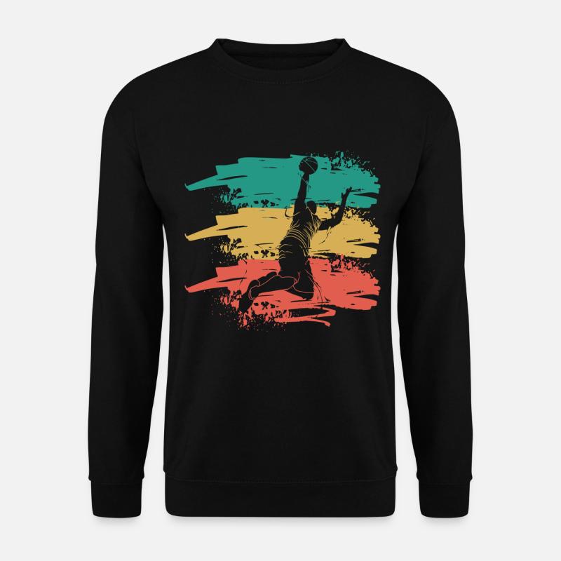 basket rétro - Sweat-shirt Unisexe - noir