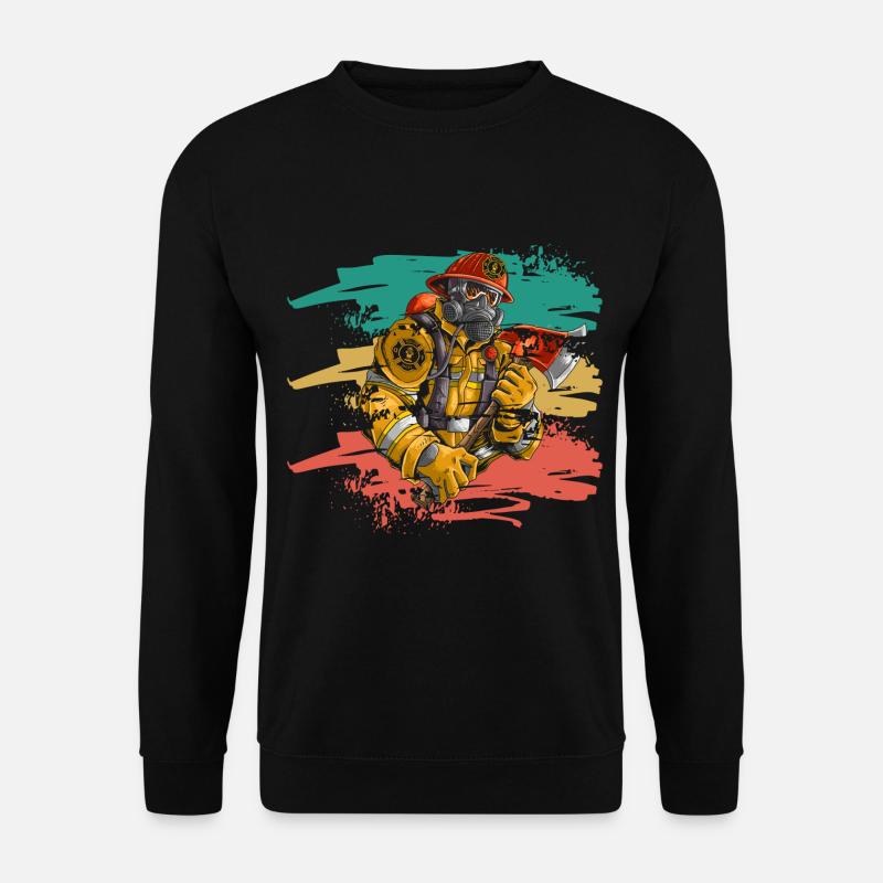Firefighter - Unisex Sweatshirt - black