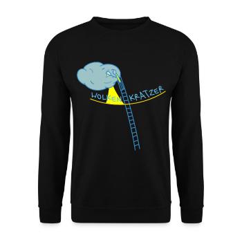 Hoffnung auf Sonne - Unisex Pullover - Schwarz - Vorne - Alina (178cm) & Michal (187cm)