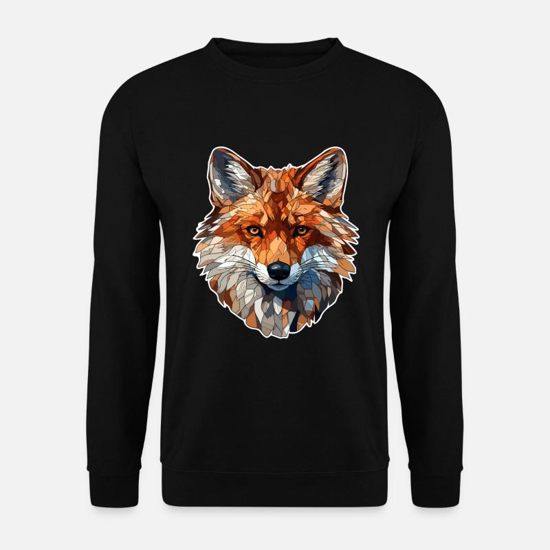 Fox - Unisex Sweatshirt - black