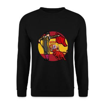 Long live the bullfight - Unisex Sweatshirt - black - Front - Alina (178cm) & Michal (187cm)