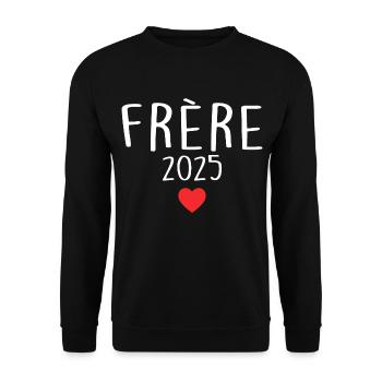 Brother 2025 - Future Brother 2025 - Unisex Sweatshirt - black - Front - Alina (178cm) & Michal (187cm)
