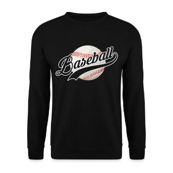 Sport d'équipe de baseball Sport d'équipe - Sweat-shirt Unisexe - noir - Devant - Alina (178cm) & Michal (187cm)