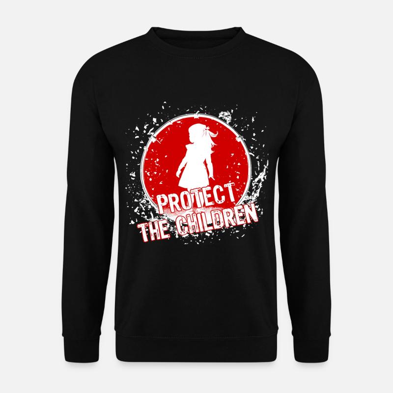 Protects the children - Unisex Sweatshirt - black