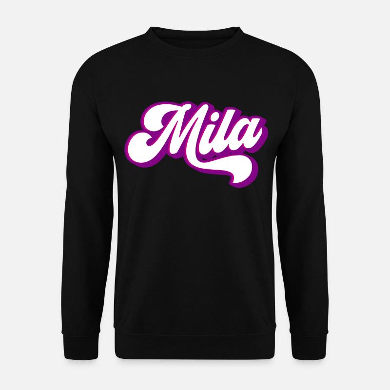 Mila | Couleurs changeantes - Sweat-shirt Unisexe - noir
