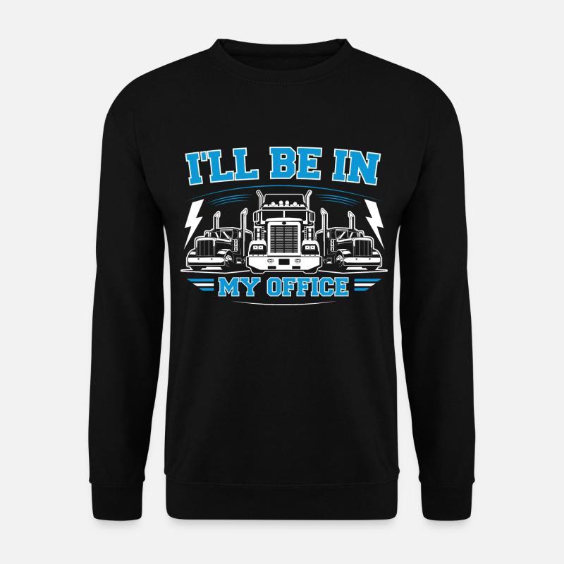 I'll be in my office - Unisex Sweatshirt - black