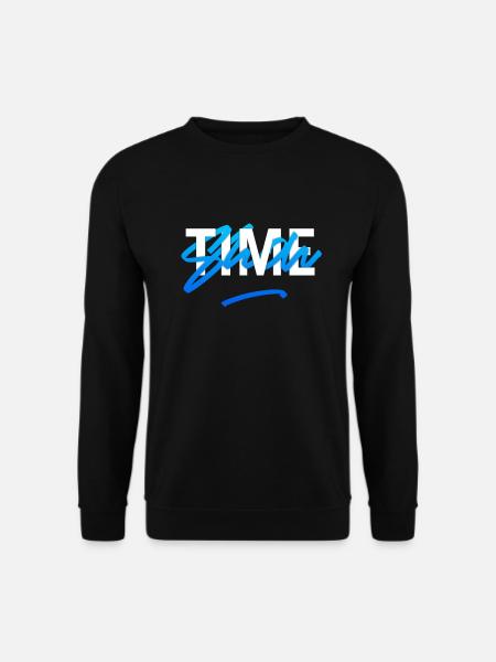 It's Show Time Bleu Graffiti Basketball - Sweat-shirt Unisexe - noir