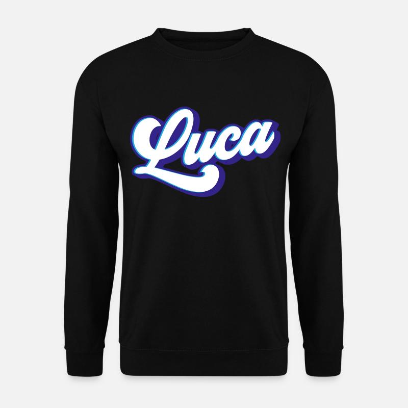 Luca | Farben änderbar - Unisex Pullover - Schwarz