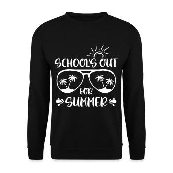 Schools Out For Summer - Unisex Sweatshirt - black - Front - Alina (178cm) & Michal (187cm)