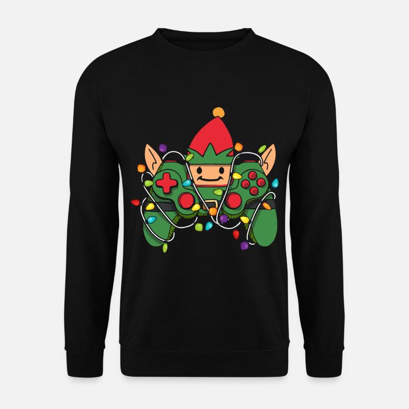 Christmas Gaming Controller - Unisex Sweatshirt - black