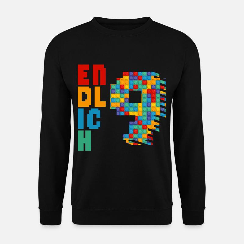 Endlich 9 Baustein - Unisex Pullover - Schwarz